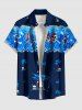 Coconut Tree Skulls Sea Waves Print Matching Hawaii Beach Outfit For Couples -  