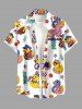 Cute Duck Patriotic American Flag Print Matching Outfit For Couples -  