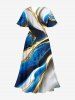 Ocean Currents Print  Matching Hawaii Beach Outfit For Couples -  