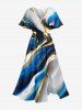 Ocean Currents Print  Matching Hawaii Beach Outfit For Couples -  