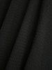 Robe débardeur portefeuille à ourlet dégradé avec motif crânes, résille, œillets, boucle et ceinture - Noir L