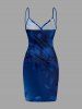 Leaf Branch Ombre Print Hawaii Convertible Beach Cover Up -  