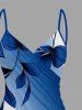 Leaf Branch Ombre Print Hawaii Convertible Beach Cover Up -  