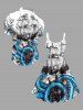 Octopus Sailboat Ship Rudder Cruise Print Hawaii Tank Dress - Pers 1X