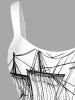 Octopus Sailboat Ship Rudder Cruise Print Hawaii Tank Dress - Pers 1X