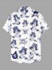 Coconut Tree Skulls Print Matching Hawaii Beach Outfit For Couples -  