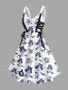 Coconut Tree Skulls Print Matching Hawaii Beach Outfit For Couples -  
