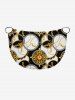 Geometric Graphic Flower Chain Print Matching Hawaii Beach Outfit For Couples -  