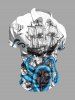 Octopus Sailboat Ship Rudder Cruise Print Matching Hawaii Beach Outfit For Couples - Pers 