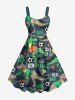 Cartoon Dinosaur Football Letters Print Matching Outfit For Couples -  