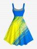 Robe débardeur imprimé aux couleurs du drapeau national pour match de football - Bleu L