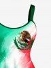 National Flag Color Style Print Football Match Tank Dress -  