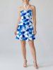 Geometric Tie Dye Print Matching Hawaii Beach Outfit For Couples -  