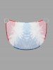 Paréo hawaïen convertible à motif de drapeau américain patriotique peinture éclaboussée - Rouge 2X