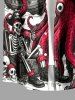 Octopus Pirate Skeleton Anchor Ship Cruise Print Matching Hawaii Beach Outfit For Couples -  