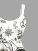 Octopus Pirate Skeleton Anchor Ship Cruise Print Matching Hawaii Beach Outfit For Couples -  