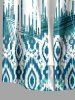 Ethnic Graphic Print Hawaii Button Pocket Shirt For Men -  