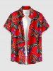 Parrots Feather Print Matching Hawaii Beach Outfit For Couples -  