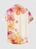 Hibiscus Flower Shell Print Matching Hawaii Beach Outfit For Couples -  