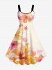 Hibiscus Flower Shell Print Matching Hawaii Beach Outfit For Couples -  