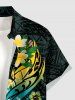 Hibiscus Flower Tropical Leaf Print Matching Hawaii Beach Outfit For Couples -  