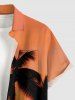 Coconut Tree Dusk Sunset Print Matching Hawaii Beach Outfit For Couples -  
