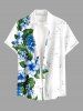 Hibiscus Flower Leaf Print Matching Hawaii Beach Outfit For Couples -  