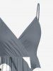 Flower Leaf Print Matching Hawaii Beach Outfit For Couples -  