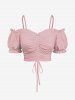 Tenue de plage hawaïenne assortie pour couples avec imprimé feuilles et fleurs - Rose clair 