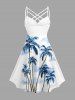 Coconut Tree Cloud Print Matching Hawaii Beach Outfit For Couples -  