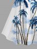 Coconut Tree Cloud Print Matching Hawaii Beach Outfit For Couples -  