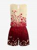 Matching Hawaii Shirt and Romper Beach Outfit Flower Blossom Print For Couples -  