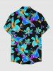 Ombre Flower Print Matching Hawaii Beach Outfit For Couples -  