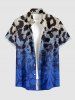 Ombre Leopard Print Matching Hawaii Beach Outfit For Couples -  