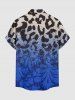Ombre Leopard Print Matching Hawaii Beach Outfit For Couples -  