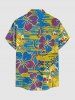 Hibiscus Flower Ethnic Graphic Print Matching Hawaii Beach Outfit For Couples -  