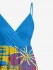 Hibiscus Flower Ethnic Graphic Print Matching Hawaii Beach Outfit For Couples -  