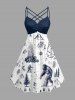 Fire Flame Tree Ape Print Matching Hawaii Beach Outfit For Couples -  