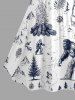 Fire Flame Tree Ape Print Matching Hawaii Beach Outfit For Couples -  