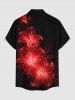 Glitter Ombre Hibiscus Flower Print Matching Hawaii Beach Outfit For Couples -  