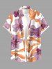Flower Tropical Leaf Print Matching Hawaii Beach Outfit For Couples -  
