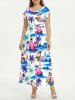 Flamingo Coconut Tree Print Matching Hawaii Beach Outfit For Couples -  