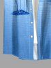 Tenue de plage hawaïenne assortie pour couples avec imprimé ombré cocotier - Pers 