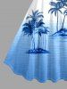 Robe débardeur Hawaii à motif ombré cocotier - Pers 5X