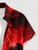 Halloween Castle Ombre Galaxy Cloud Lightning Print Matching Outfit For Couples -  
