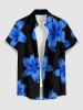 Flower Print Matching Hawaii Beach Outfit For Couples -  