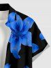 Flower Print Matching Hawaii Beach Outfit For Couples -  