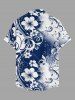 Flowers Ombre Colorblock Print Matching Hawaii Beach Outfit For Couples -  