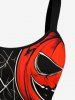 Halloween Pumpkin Spider Web Skulls Print Matching Outfit For Couples -  