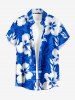 Hibiscus Flower Tropical Leaf Print Matching Hawaii Beach Outfit For Couples -  